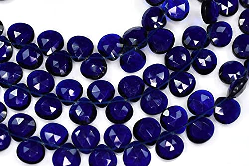 Perles de cyanite bleu quartz en forme de cœur vibrantes d'émotion pour exprimer votre créativité