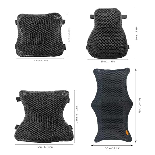 Almohadilla de aire universal para motocicleta YZF-R3 transpirable 4