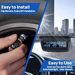 Masoll M13 Tire Pressure Monitoring System, RV/Trailer TPMS with 4 Sensors - Image 6