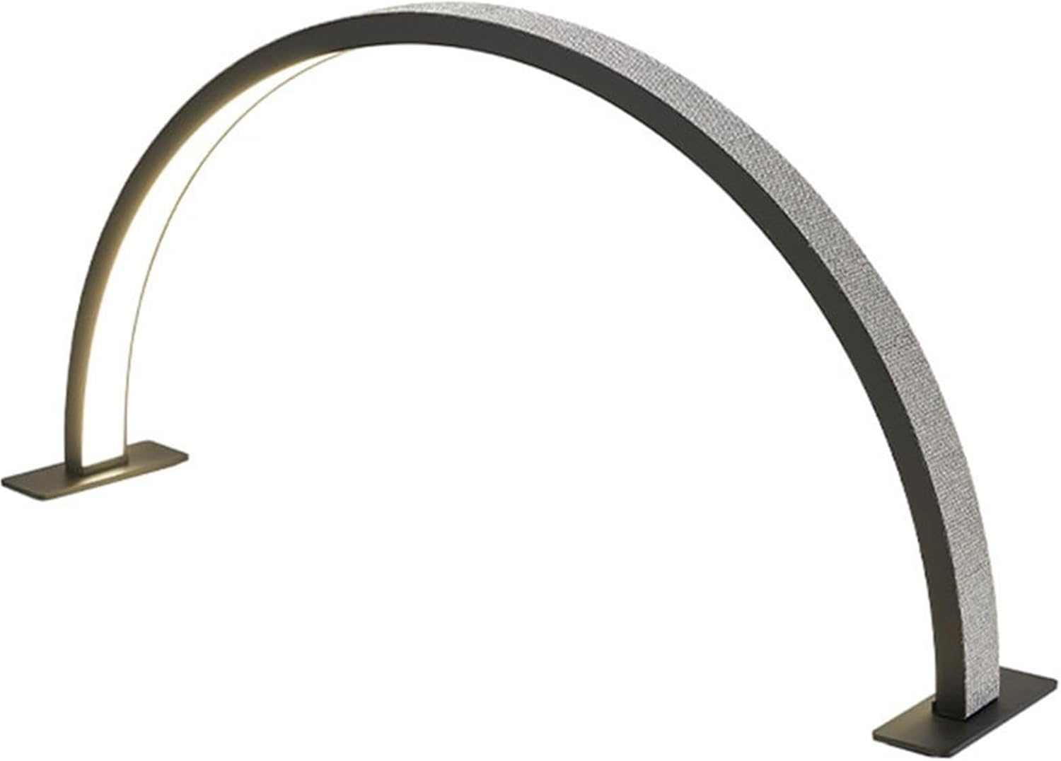 Nail Art Lamp With Diamond Desktop Half Moon Lamp Nail Art Shop Dedicated Table Lamp Lighting Led Eye Protection Lamp(White)