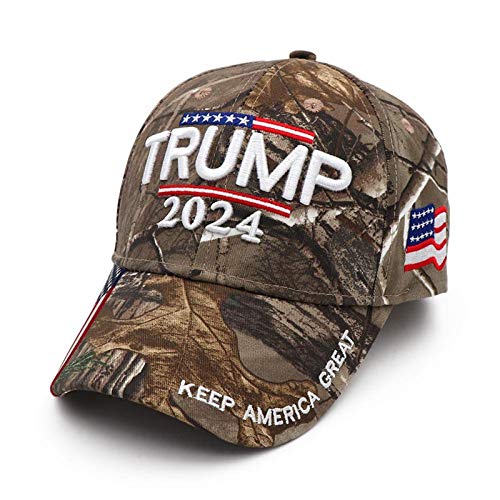 Sunnyushine Trump Hat 2024, Donald Trump Baseball Cap, Einstellbar Unisex Hip Hop Hut Sonnenhut Kappe für die Präsidentschaftswahl, 2024 Keep America Great Again Hut, Einheitsgröße Cover