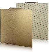 Voxelab Upgrade PEI Steel Plate, Removable Magnetic 3D Printer Build Surface with Magnetic Tape, ...