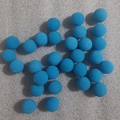 [Accesorios mágicos] 50 unidades por lote de 2,5 cm bolas de esponja súper suaves bolas de espuma de colores trucos mágicos que aparecen desaparecer magia etapa calle, trucos ilusión (azul, 2,5 cm) | Ya disponible en tu tienda friki favorita! En mundofriki.es!
