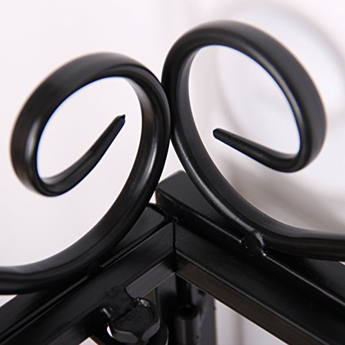 Plant Flower Stand Plant Display Freestanding Metal Scrollwork Design Foldable 3-Tier Plant Stand Home Storage Organizer Display Stand Rack Book Shelf #TOP4