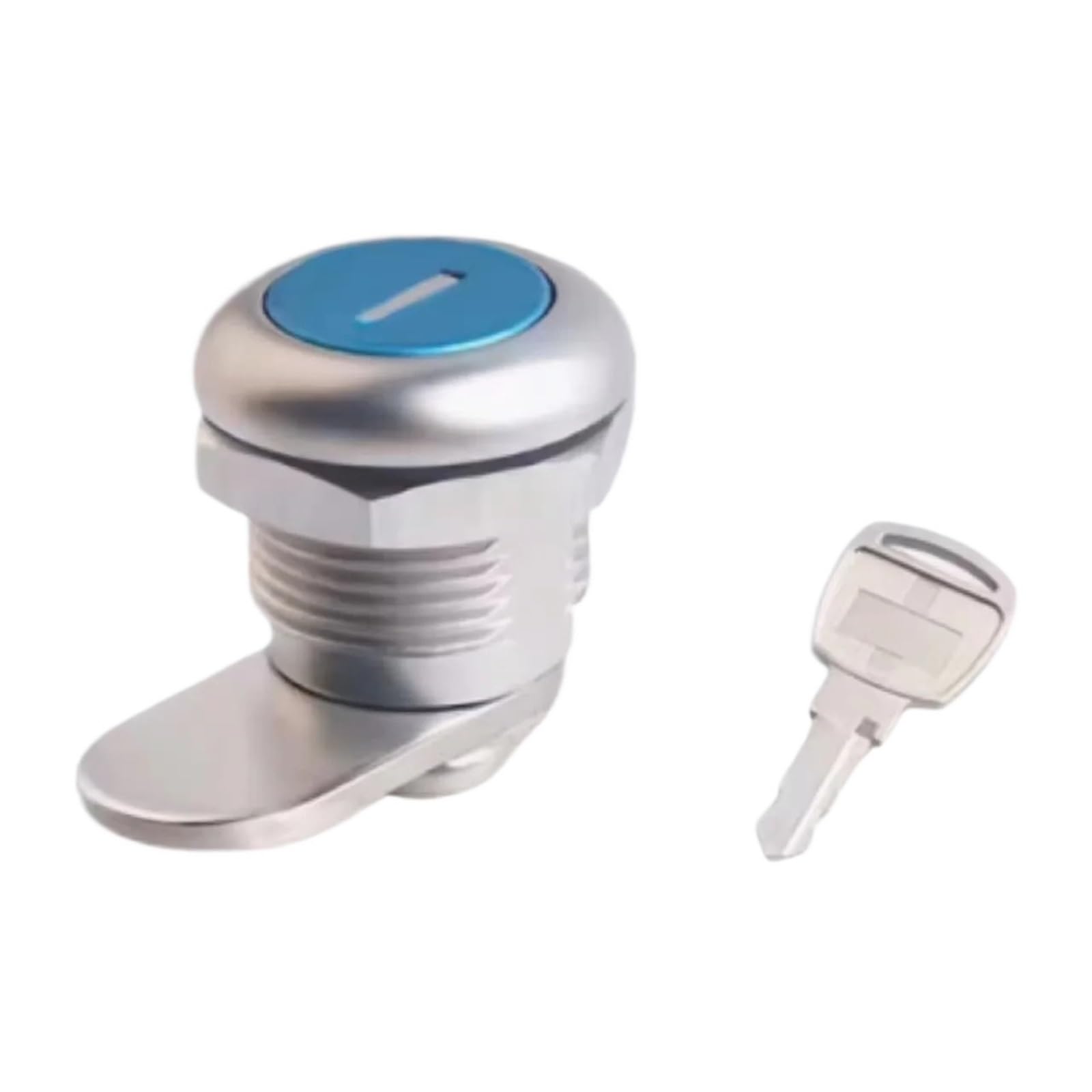 Tjuhgfedcq Silver Mailbox Lock With Key For File Cabinet Tool Box Locker Cam Security Furniture Hardware Door Mail 1Pcs