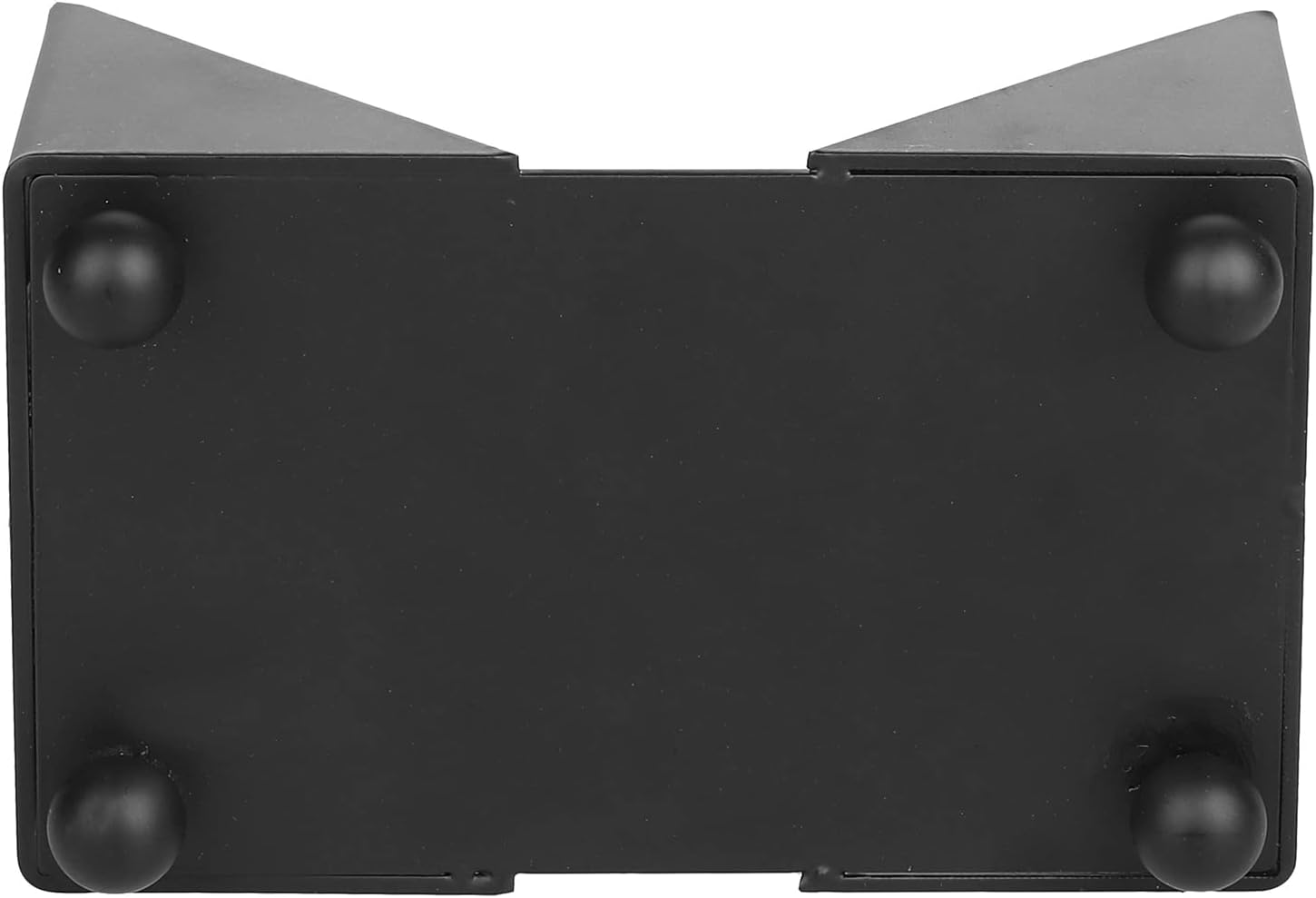 MyGift Modern Matte Black Metal DVD CD Storage Box, Media Jewel Case Holder, Set of 2 : Home & Kitchen