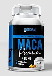 Super Maca Peruana + Boro Premium em Cápsulas - Original - (90 caps) 500mg, Único, Gênesis