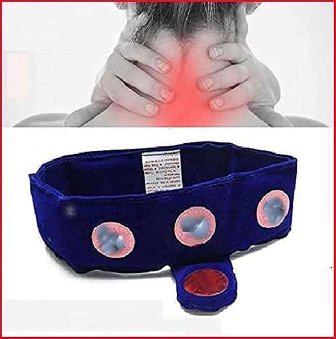 Image of Magnetic Therapy Energy Bio Magnet Belts Multiple Pain Remove For Back, Diacetate, Knee,Cervical, B.P, Tonsil Belt