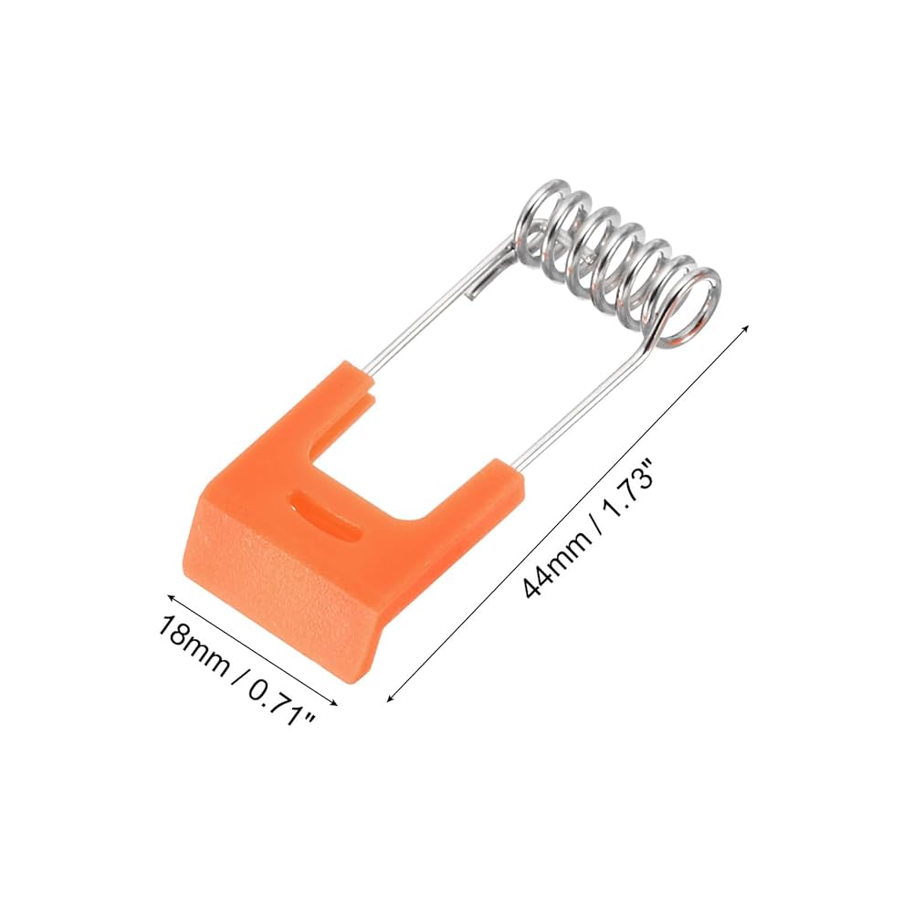 PATIKIL 50x16mm Downlight Spring Clips, 24 Pack Emitting Diode Recessed Lighting Accessories Securing Clamps For Ceiling Lamp Black