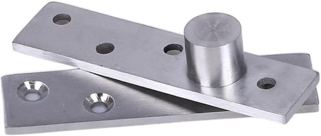 1pc 360 Degree Rotation Axis Door Pivot Hinges Location Shaft Stainless Steel Hinge for Door Cabinet Cupboard(150 x 30mm)