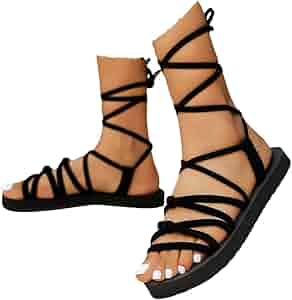 靴 2024SS Beautiful shoes lace up sandals 2024SS Beautiful shoes lace up sandals