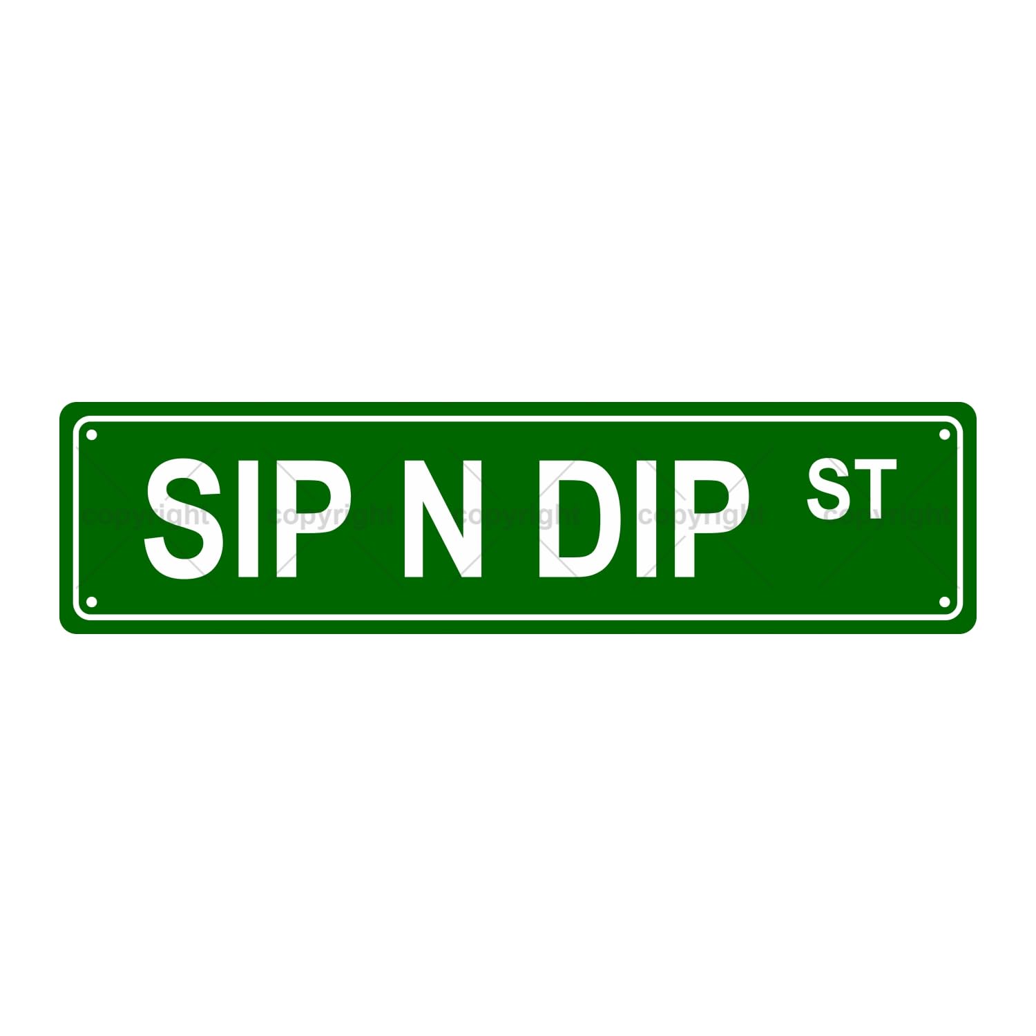 SIP N DIP ST Drinking Metal Tin Street Sign Bar Cafe Garage Cave Home Room Wall Bathroom Farmhouse Garden Porch Patio Decor,4x16 Inch