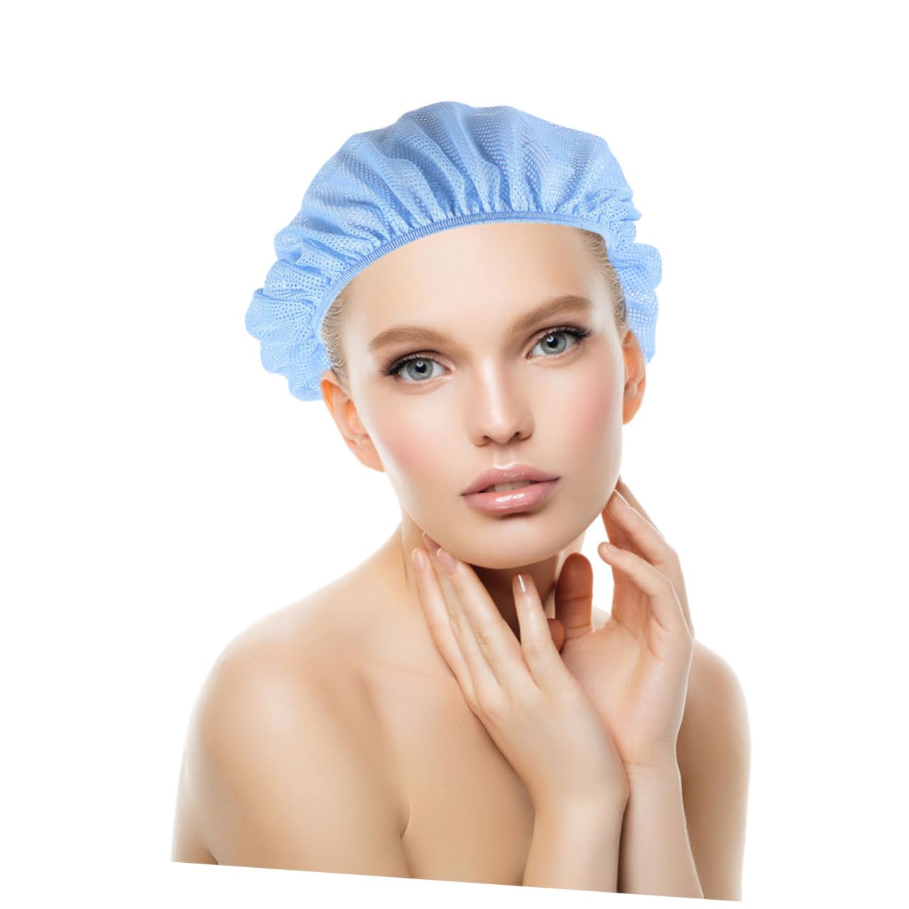 Healeved 60piezas Gorro De Trabajo Malla para Chef De Sombreros De Sueño para Mujeres para Cocinas Protección Cabello y Comodidad Calientes