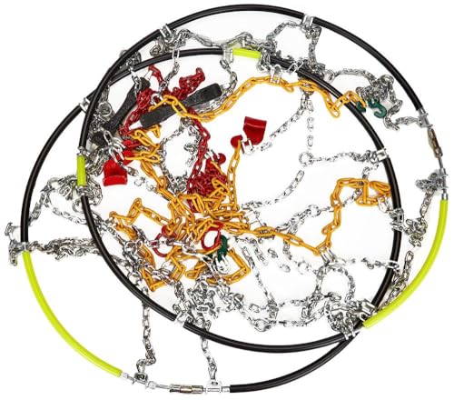 cartrend Schneeketten Auto Schneekette mit ÖNORM im Kunststoffkoffer, 2er-Set Safety Größe 30