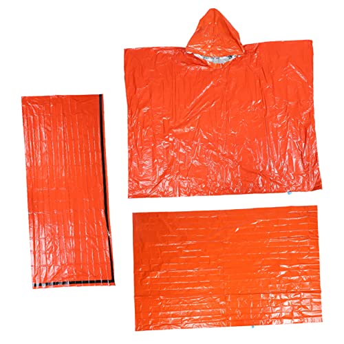 POPETPOP 1 Set Outdoor Survival and Thermal Blanket Emergency and Tent Lightweight Portable Gear for Camping Hiking and Emergency Situations