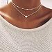 Party Necklaces,Hemlock Fashion Women Multilayer Love Heart Pendant Necklace Chain Jewelry (Silver)