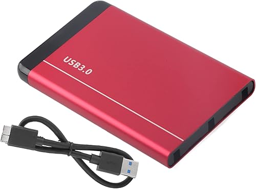 Miniatura 8 de DAUERHAFT Caja de disco duro móvil, Plug and Play, USB3. 0 Carcasa SSD portátil, disco duro externo USB C, 2. Carcasa de aleación de aluminio SSD de