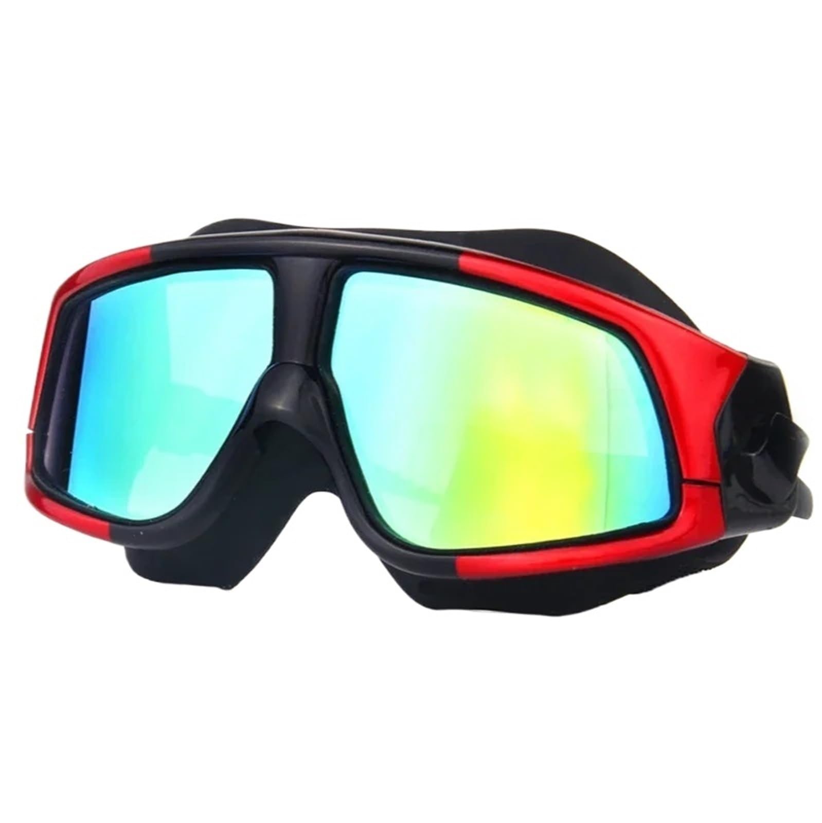 Schwimmbrille Verstellbare Schwimmbrille Damen und Herren, wasserdichtes Antibeschlag-Brillen-Set, Acetat-Polycarbonat für Erwachsene