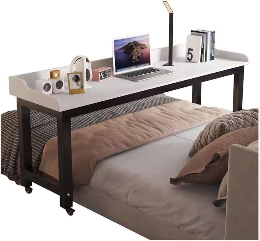 Bureau d'ordinateur mobile et table de lit pour travailler confortablement