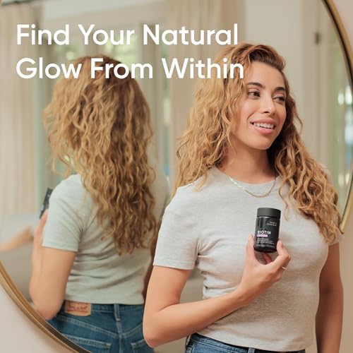 Sports Research® Extra Strength Vegan Biotin 5,000mcg with Organic Coconut Oil - Helps to Maintain Healthy Hair, Nails and Skin - Great for Women & Men - 120 Veggie Softgels - Image 7