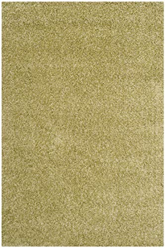 Image of SAFAVIEH California Shag Collection Area Rug - 5'3 inch x 7'6 inch, Green, Non-Shedding & Easy to Clean, Ultra Plush Thick Pile, Ideal for Living Room, Bedroom, Dining Space (SG151-5252)