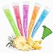 300 Pack Popsicle Bags, Ice Pop Bags for Kids Adults, Freeze Pop Bags with Funnel Disposable Popsicle Molds Bags for DIY Yogurt Tubes, Fruit Smoothies and Ice Summer Party Favors