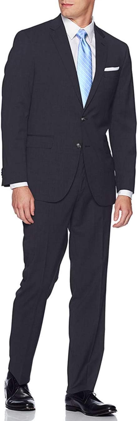 Fuomo Business Classic Men's Suit 2 Button Navy