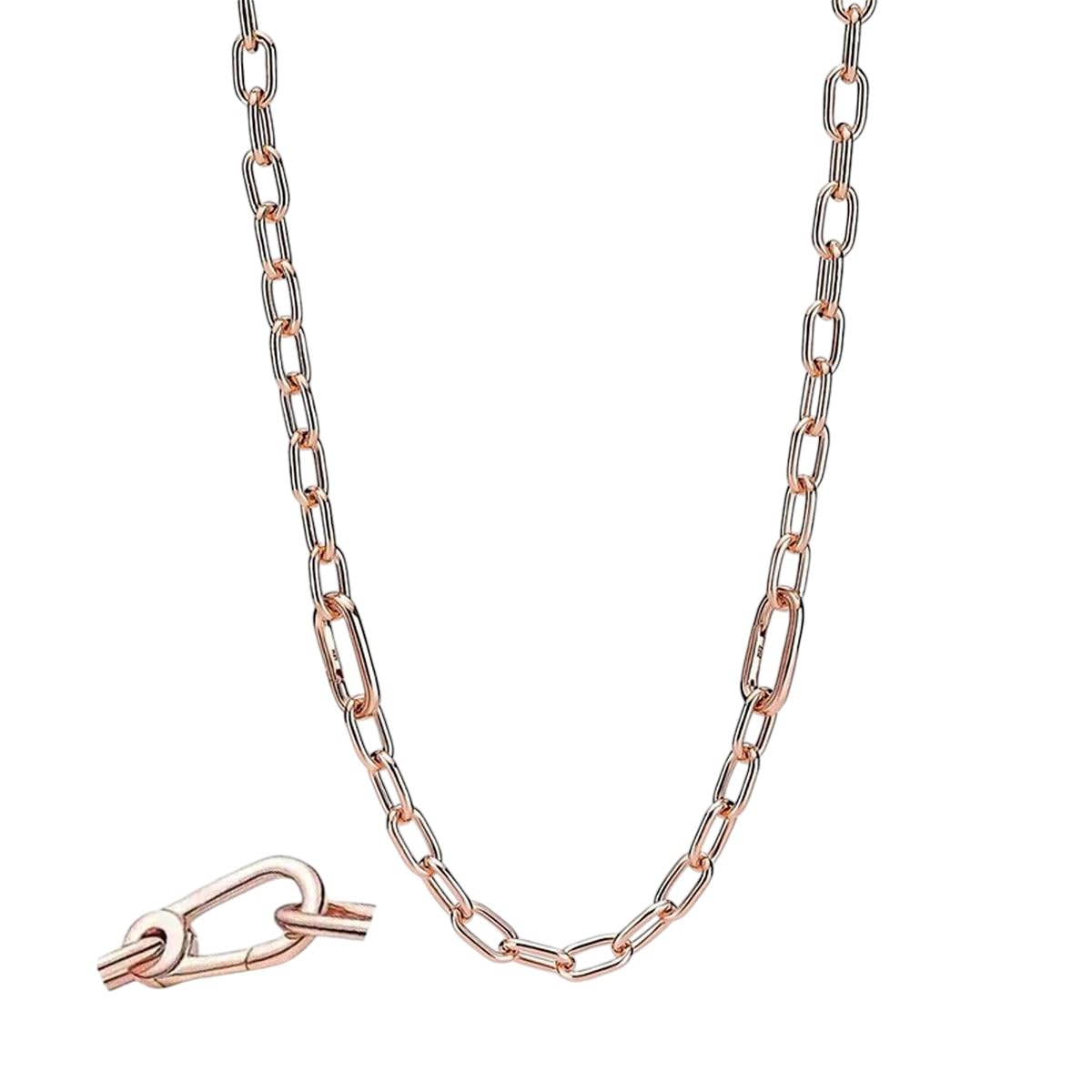 Collier de perles anti-ternissement avec chaîne à maillons pour décolleté sublimé - 5
