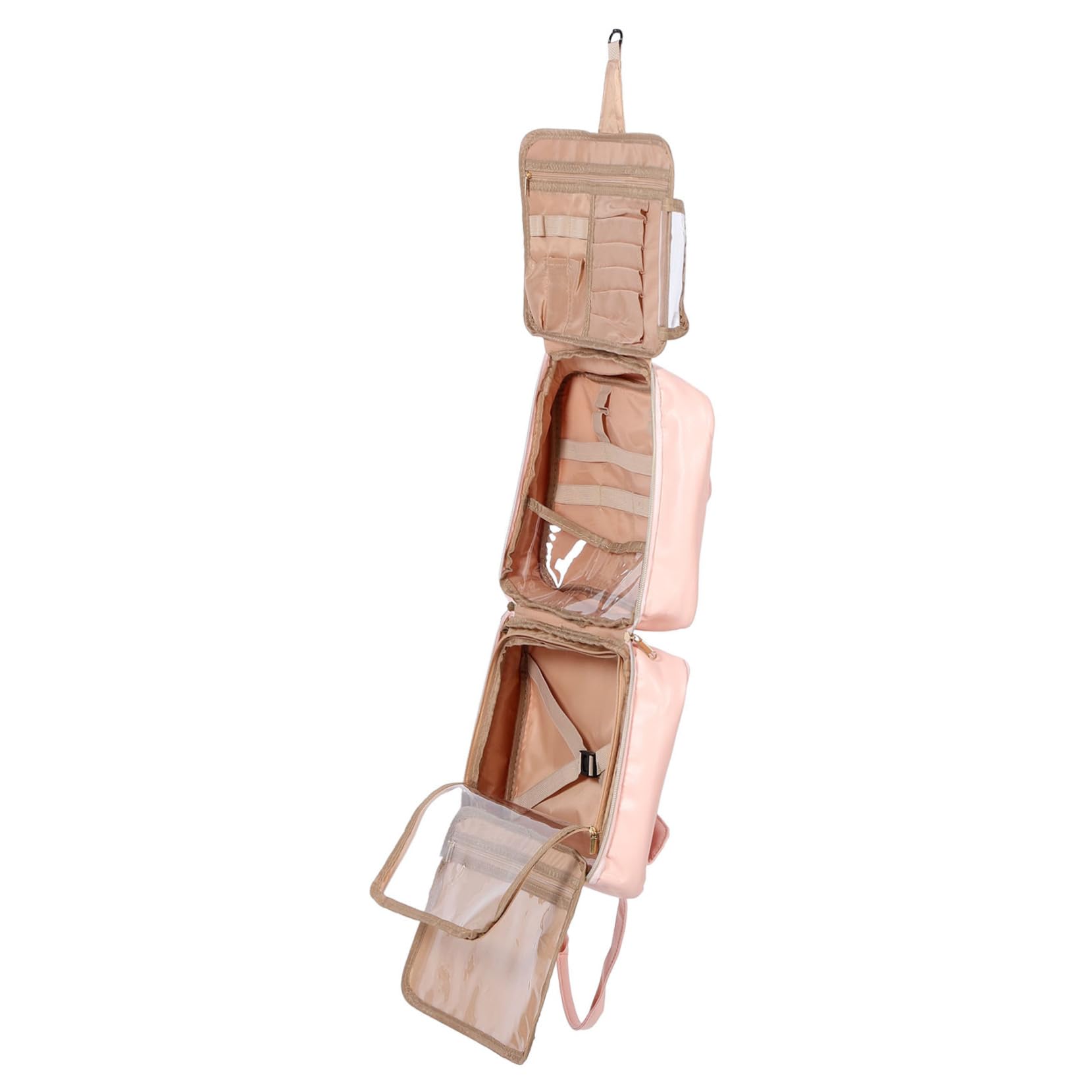 Borsa Da Viaggio Per Cosmetici Da Appendere Borsa Per Articoli Da Toeletta in Pelle Pu Organizer A Cubo Per Donna Per Viaggiare