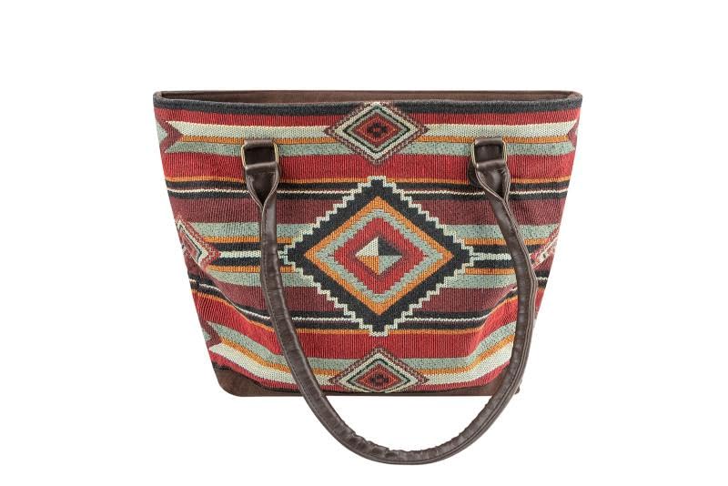 Kinara Southwestern Woven Shoulder Bag – Fine Weaving Native American Design Pattern