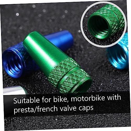 POPETPOP 30 Piezas Tapas de Válvula Duraderas para Neumáticos de Bicicleta, Ligeras y Fáciles de Instalar, Color Mezclado Aleatoriamente miniatura 7