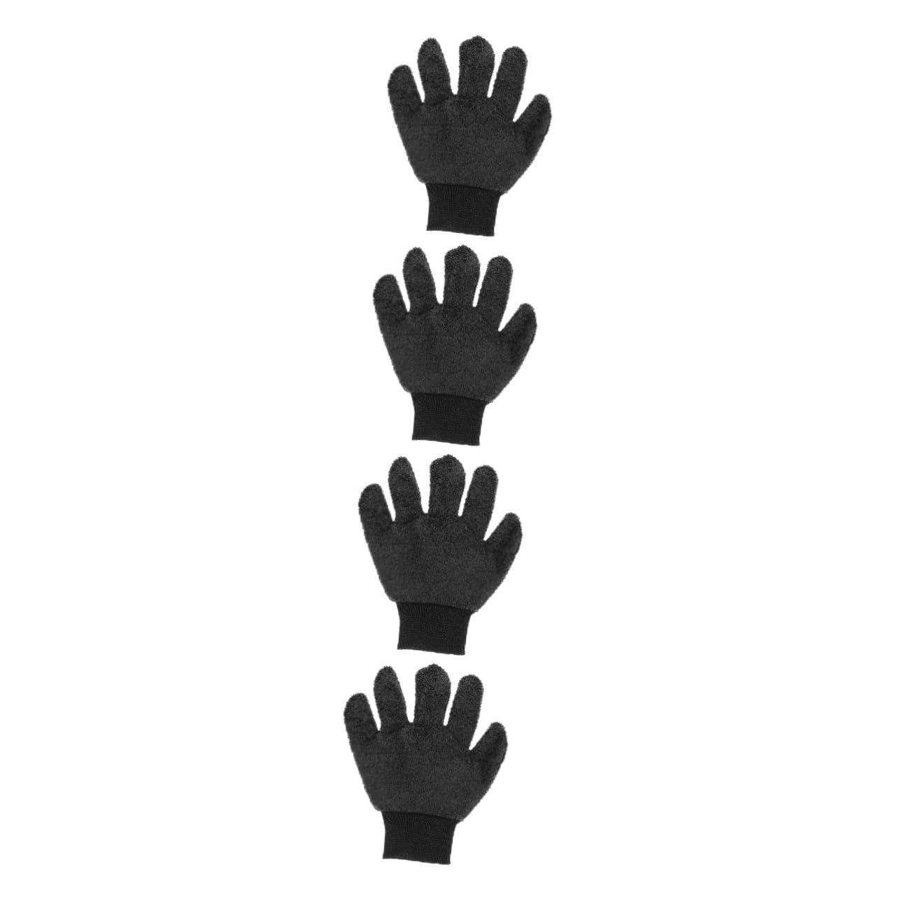 GLEAVI 4stücke Autowäsche Handschuh Finger Mikrofaser Waschhandschuh Für Fahrzeuge Vielseitig Einsetzbar Für Auto Und Haushaltsreinigung Ultraweich Und Saugfähig Für Fenster Und