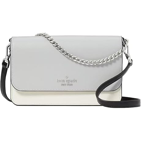 Kate Spade Outlet: Madison Saffiano Leather Small Flip CrossBody Bag