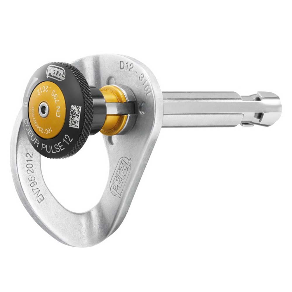 Petzl Coeur Pulse 12 Mm Anclaje Extraíble con Bloqueo Multicolor U Adulto Unisex