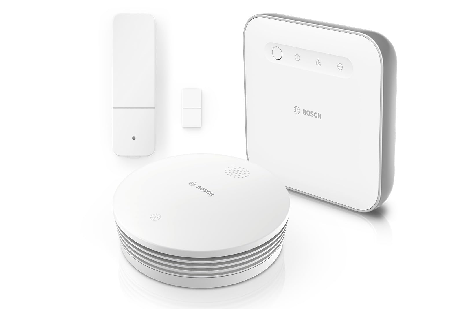 Bosch Smart Home deur-/raamcontact II plus, inbraakbescherming met slimme sensor voor trillingsdetectie, compatibel met Alexa en Google Assistant, wit Bosch Smart Home deur-/raamcontact II plus, inbraakbescherming met slimme sensor voor trillingsdetectie, compatibel met Alexa en Google Assistant, wit