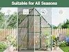 Polycarbonate Greenhouse for Outdoors, Heavy Duty Aluminum Frame Garden Greenhouse with UV Protection and Adjustable Roof Vent, All-Season Weather-Resistant Structure with Reinforced Stability #2