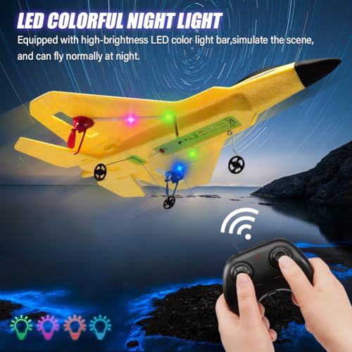 Image of Fremego F22 2.4GHz RC Jet, Gyro Airplane with 2 Batteries for Beginners