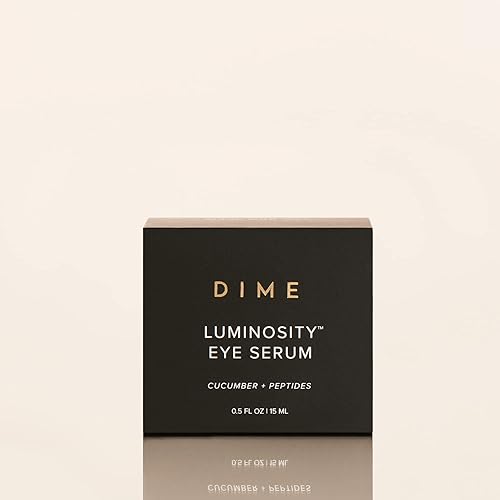Miniatura 8 de DIME Beauty Luminosity Suero para ojos, suero refrescante para ojos con péptidos y sqaulano, reduce las ojeras y las líneas finas, 1 unidad