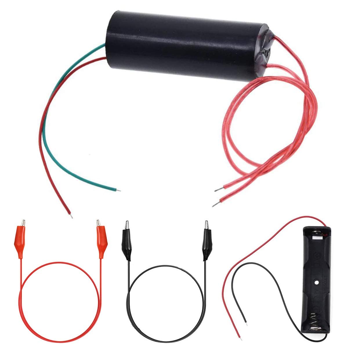 REES52 DC 3.7V-7.4V to 1000kV Boost Step-Up Power Module High Voltage Generator with 2PCS Insulated Alligator Clip Test Leads, 1 Slot 18650 Battery Holder (B09SBRG4WB) Amazon Price History, Amazon Price Tracker