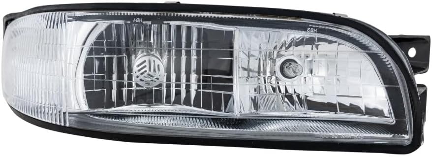 CarLights360 For Buick Lesabre Headlight 1997 1998 1999 Passenger Side Bulbs Included w/Cornering Lamp GM2503158 | 16525998