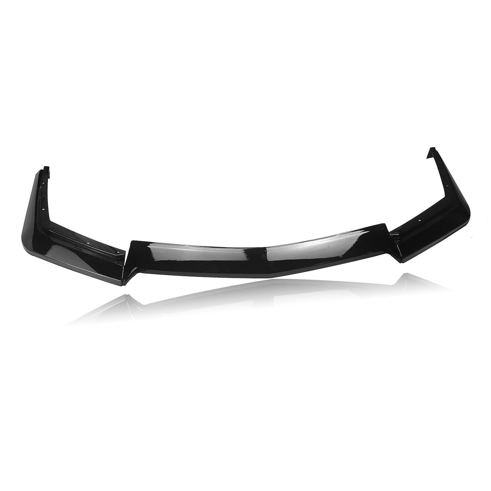 Front Lip Spoiler Protector For Cadillac For CTS-V 2009 2010 2011 2012 2013 2014 2015 Front Spoiler Bumper Lip Lower Splitter(Glossy Black)
