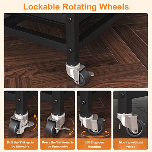 Indestructible-Dog-Crate-BOINN-42-inch-Heavy-Duty-Extra-Large-Dog-Crate-Furniture-for-Large-Medium-Dog-with-Removable-Trays-3-Door-4-Lockable-Wheels-5-Locks-XL-Dog-Kennel-Furniture-Indoor Indestructible Dog Crate BOINN 42 inch Heavy Duty Extra Large Dog Crate Furniture for Large Medium Dog with Removable Trays 3 Door 4 Lockable Wheels 5 Locks XL Dog Kennel Furniture Indoor