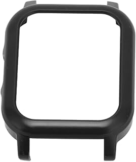 Capa protetora de tela para Haylou LS02, capa protetora de plástico profissional para relógio de pulso inteligente para Haylou LS02 Smartwatch(Preto)