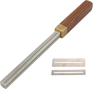 Arquivo de trastes, Diamond Guitar Fret File Guitar Fret Dressing File Extra estreito Estreito Médio Largo 4 arestas com 2 unidades Fretboard Guarda Ferramenta Luthier Ferramenta de reparo de instr