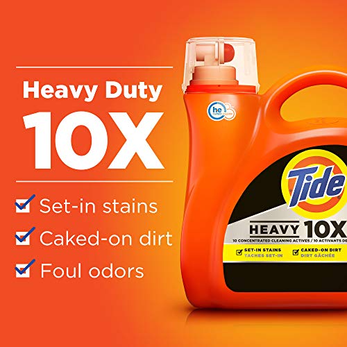 Tide 10X Heavy Duty Liquid Laundry Detergent, 69 Fl Oz 36 Loads #TOP2