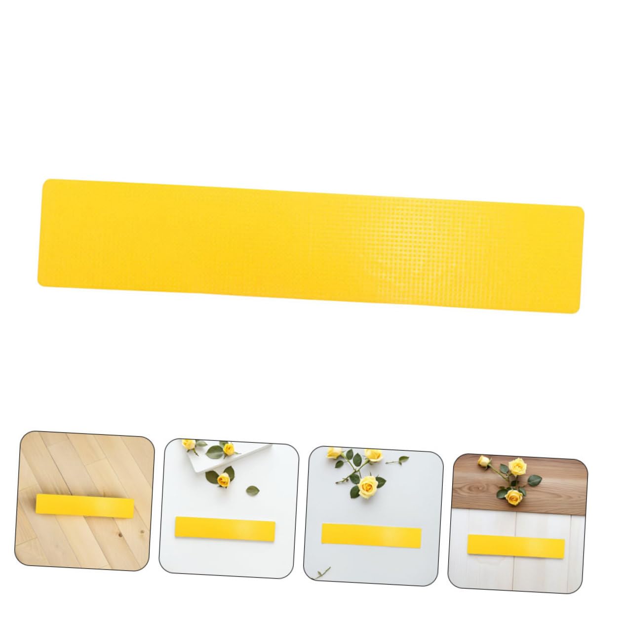 BESTonZON 12 Marcadores de Puntos Planos de PVC Amarillos Adhesión Estable y Resistencia al Clima para Canchas de Tenis y Fútbol en Espacios al Aire Libre