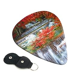 Lot de 6 médiators imprimés en cascade avec boîte de rangement pour guitare acoustique et électrique - Les Beatles, Paul McCartney, John Lennon, RIngo Starr, George Harrison