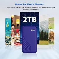 Netac ZX20III EVO 512 GB Externe SSD – bis zu 550 MB/s / 480 MB/s USB 3.2 Gen 1 Type-C für Externes Solid State Drive für PC und Mac – Ansicht 8
