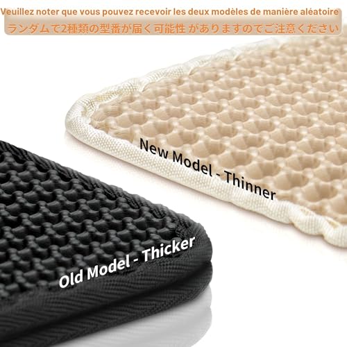 Ycozy Tapis Litiere Chat 60 x 40cm - Tapis pour Bac à Litière pour Chat EVA Double Couche - Tapis Sortie de Litiere Chat Imperméable/Résistance à l'Urine Facile à Nettoyer – vue 2