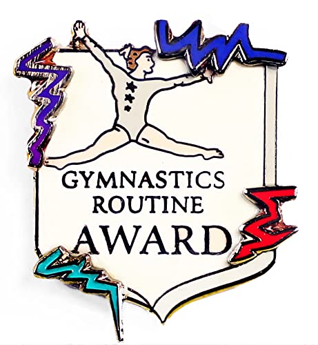 Snowflake Designs Gymnastics Routine Award Pin - #1733